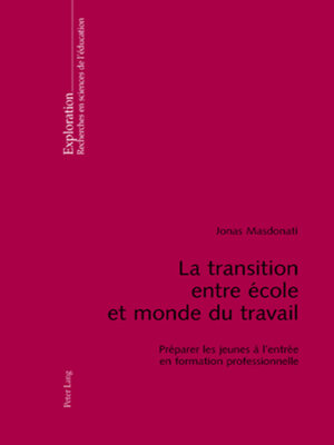 cover image of La transition entre école et monde du travail
